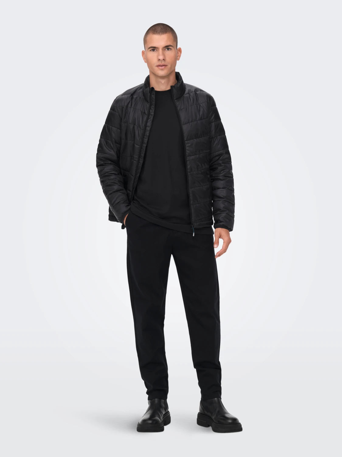 Übergangsjacke schwarz Man