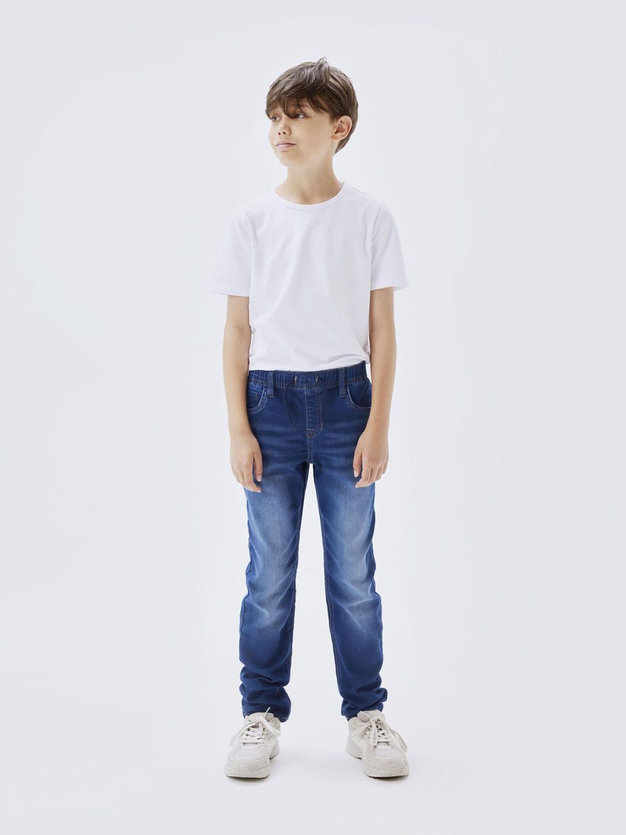 Jogger Jeans Kids Boys Dark Blue