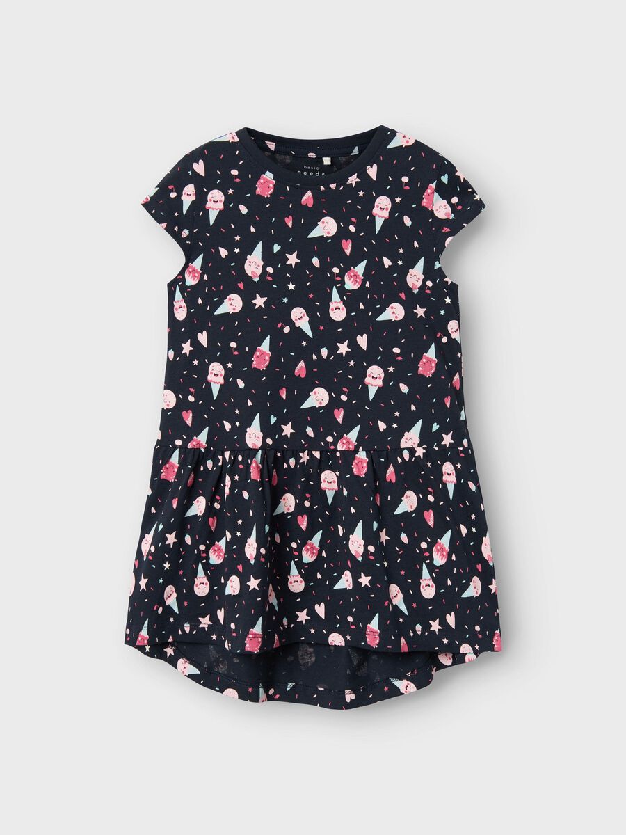 Kleid blau Eisprint Mini Girls