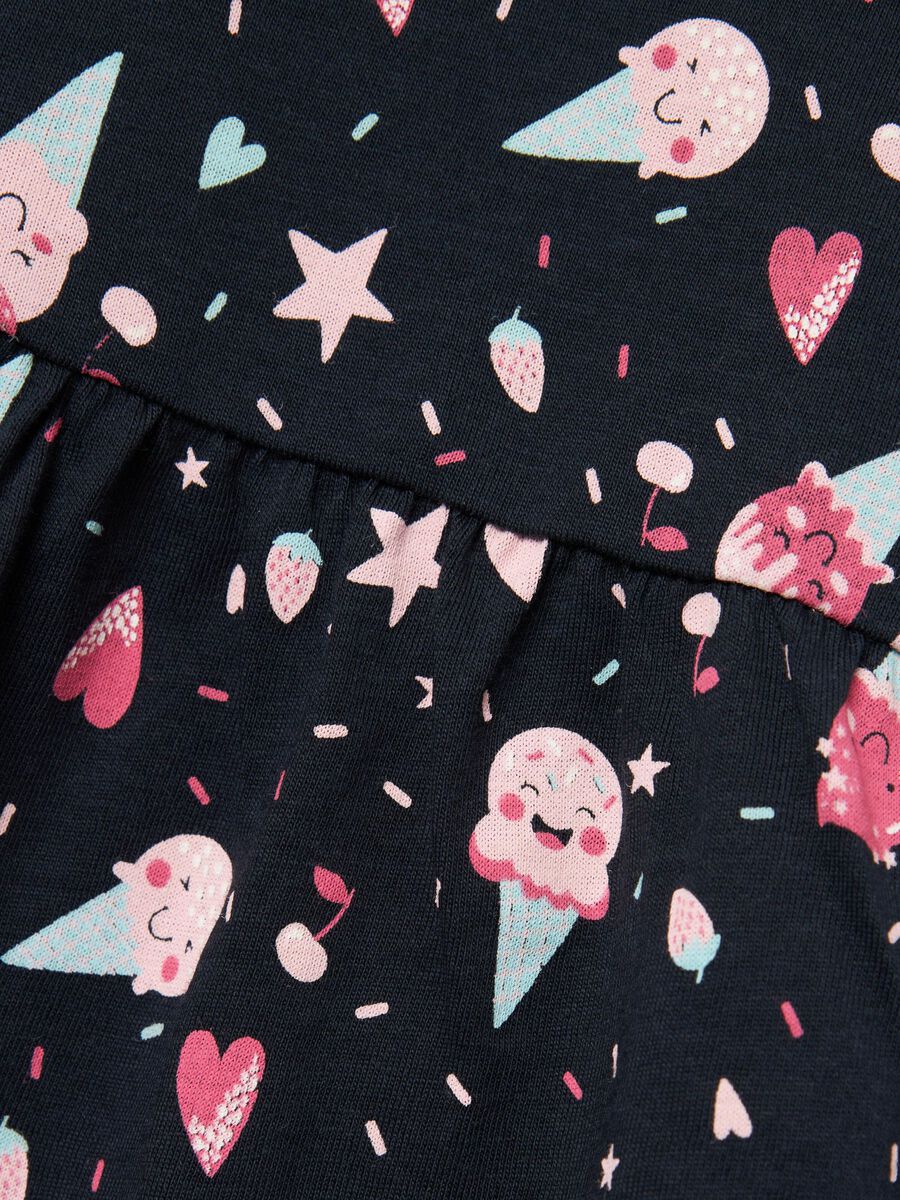 Kleid blau Eisprint Mini Girls