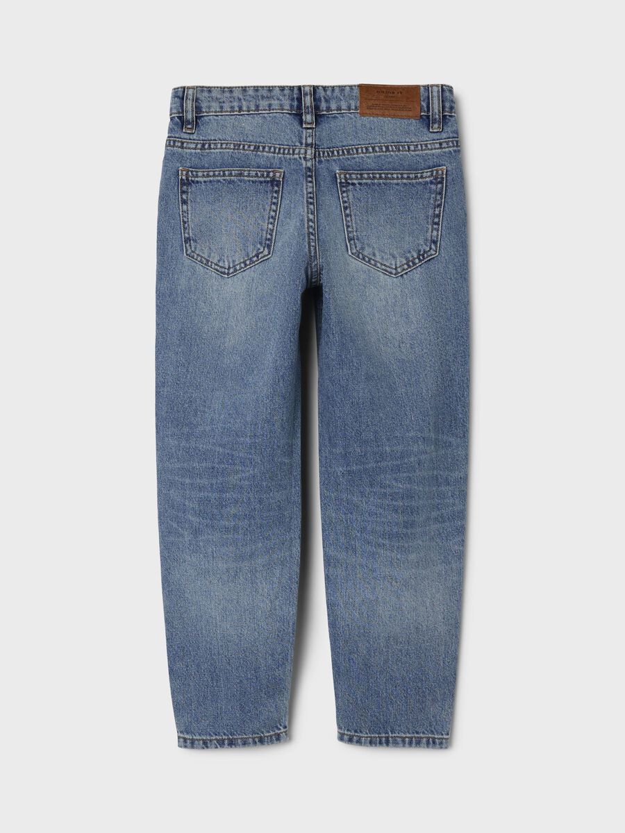 Jeans Tappered Kids Boys Dark Blue