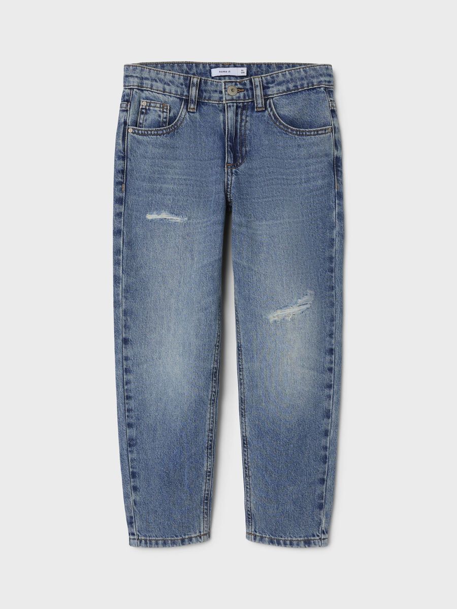 Jeans Tappered Kids Boys Dark Blue