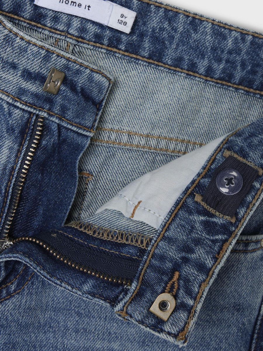 Jeans Tappered Kids Boys Dark Blue