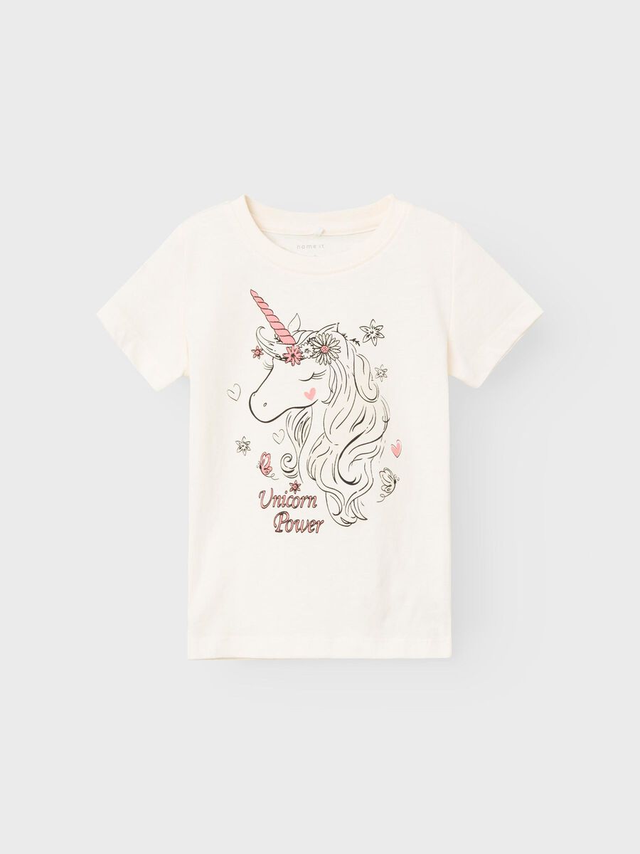 T-Shirt Sun weiß Mini Girls