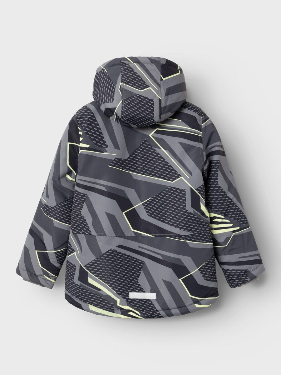 Winterjacke Kids Boys grau-neon