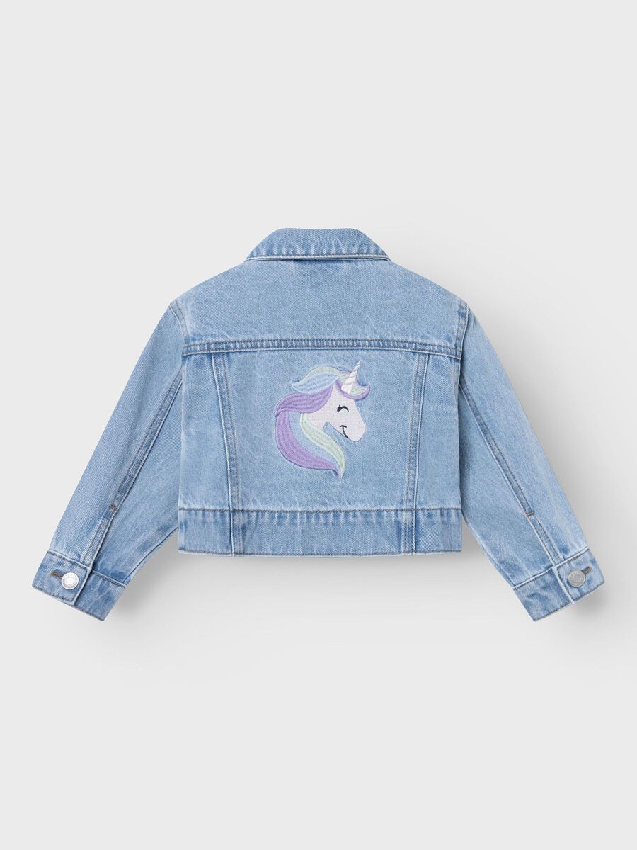 Jeansjacke Einhorn Mini Girls