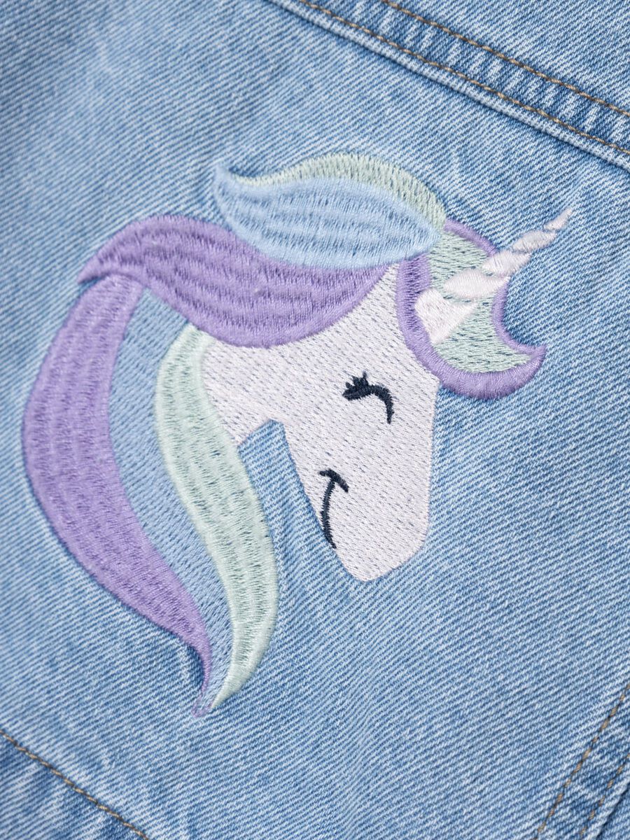 Jeansjacke Einhorn Mini Girls