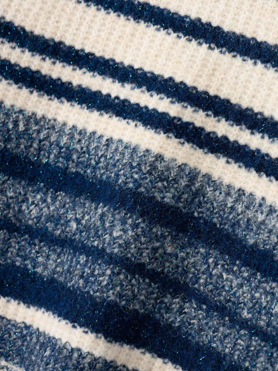 Strickpullover Kids Girls blau-creme