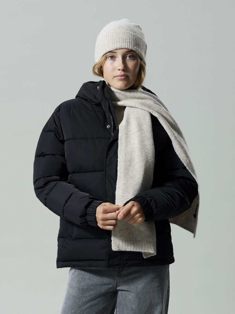 Strickmütze Girls beige