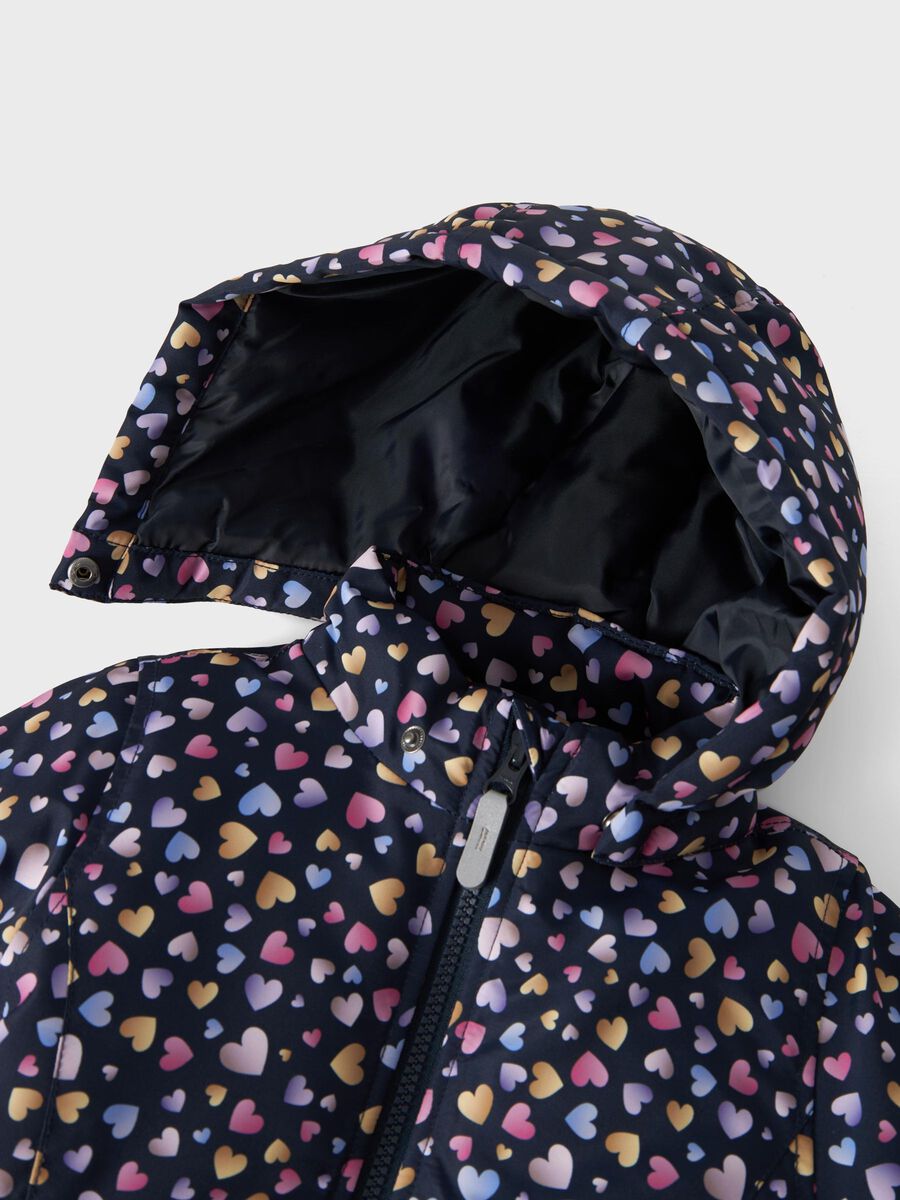 Winterjacke Herzen Mini Girls