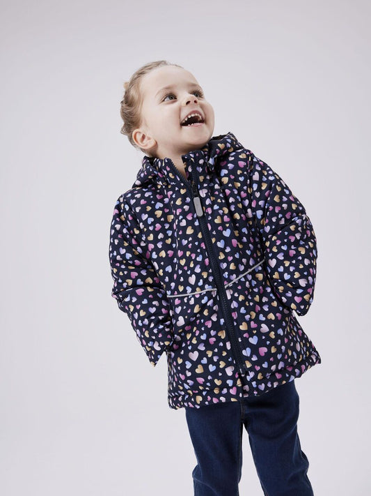 Winterjacke Herzen Mini Girls