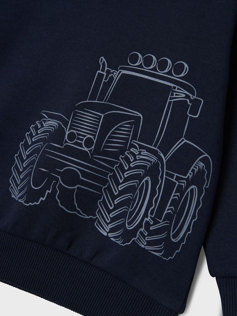 Sweatshirt Mini Boys blau Traktor