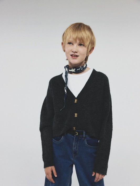 Strickjacke Kids Girls dark grey