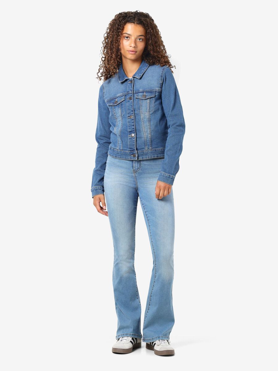 Jeansjacke kurz blau