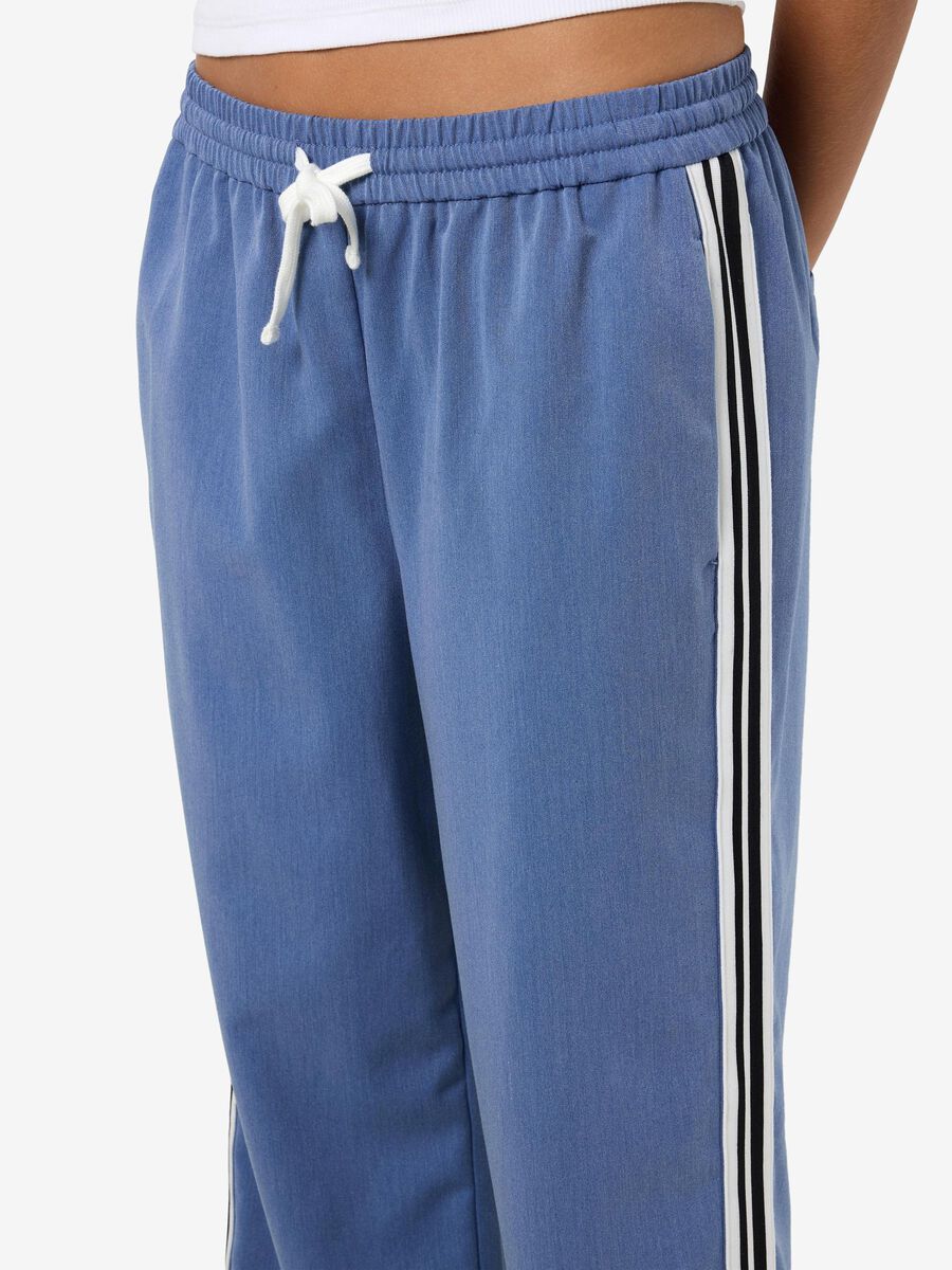 Hose weit Seitenstreifen
