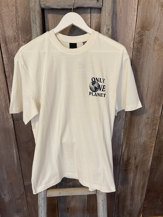 T-Shirt creme World Man