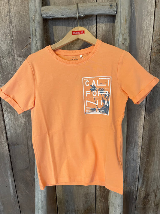 T-Shirt California orange Kids Boys