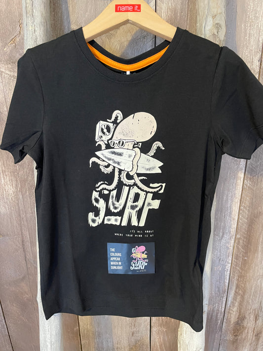 T-Shirt Sun Kids Boys black