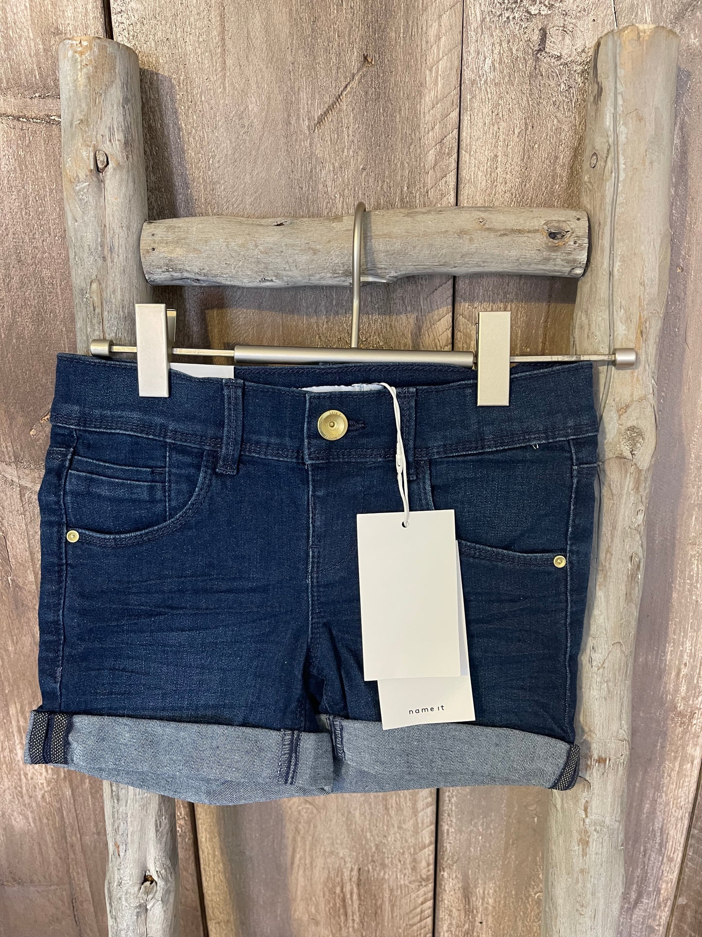 Jeans- Shorts in dunklem Blau Kids Girls