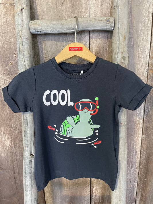 T-Shirt Turtle blau Mini Boys