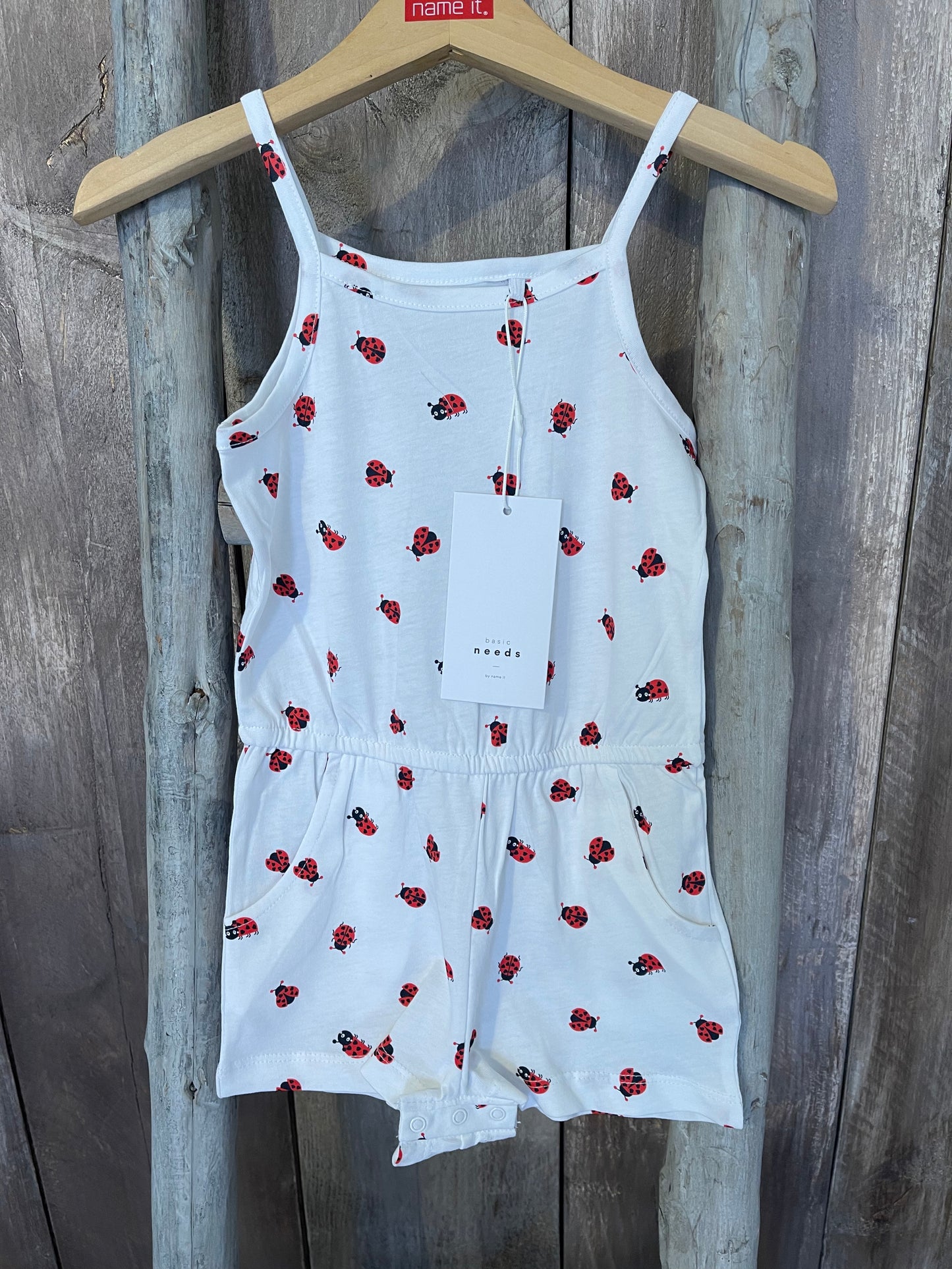 Jumpsuit kurz Marienkäfer Mini Girls