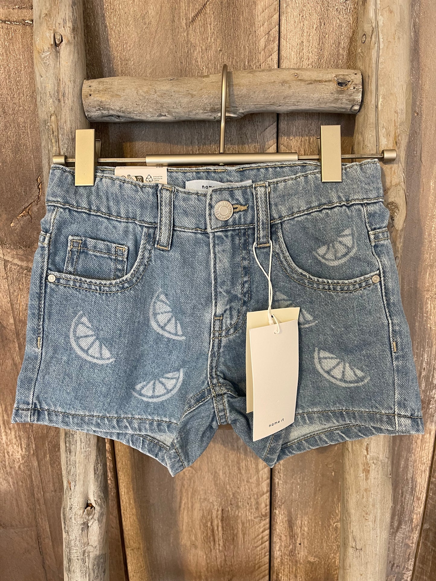 Jeans-Shorts Kids Girls Zitrone