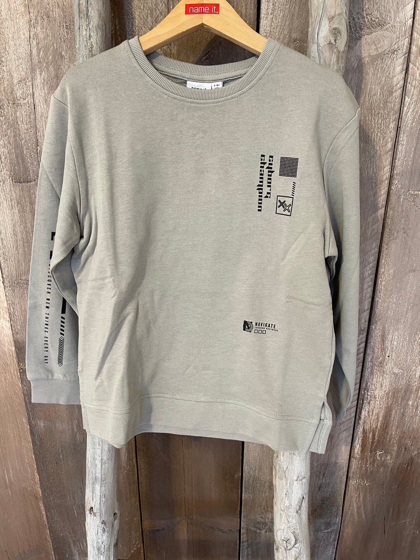 Sweatshirt Kids Boys grau cyber champion