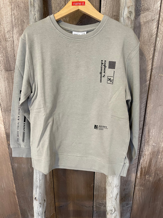 Sweatshirt Kids Boys grau cyber champion