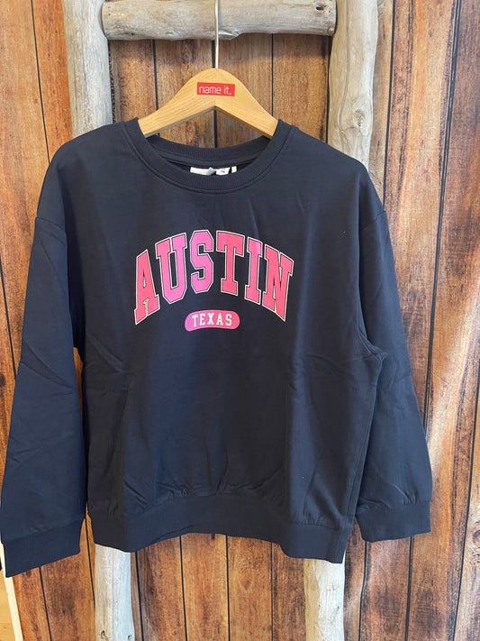 Sweatshirt Kids Girls Blau Austin